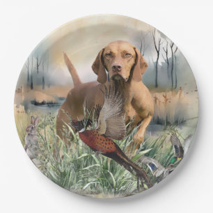 Plato De Papel Vizsla, Arte
