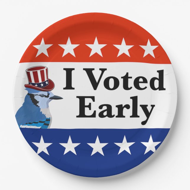 Plato De Papel Voté a comienzos de las elecciones de 2026 (Anverso)