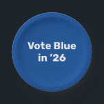 Plato De Papel Voto azul en 2026<br><div class="desc">Las elecciones de mitad de período de 2026 son importantes a nivel estatal y nacional para garantizar que se pueda aplicar una agenda progresiva en beneficio de todos los ciudadanos. Con el electorado tan estrechamente dividido, cada voto es importante. Apoye a los candidatos y a la legislación que les afecta...</div>