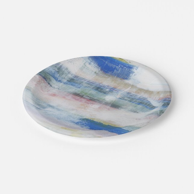 Plato De Papel Wash blanco II (Angular)