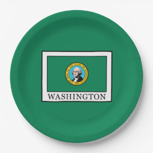 Plato De Papel Washington