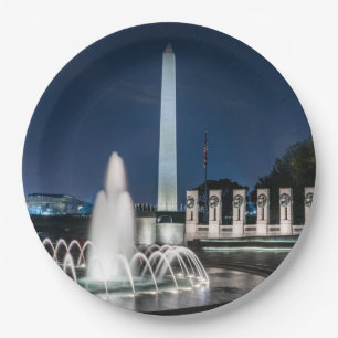 Plato De Papel Washington Monument USA George Washington