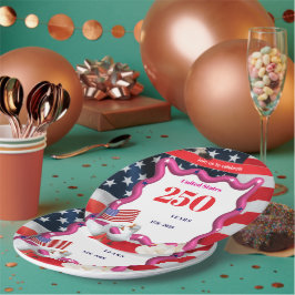 Plato De Papel We The Silly Geese 250th Funny Celebration