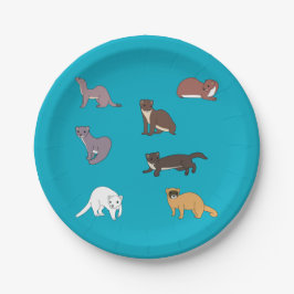 Plato De Papel Weasels