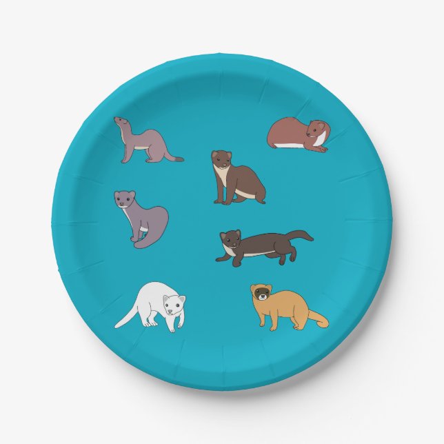 Plato De Papel Weasels (Anverso)