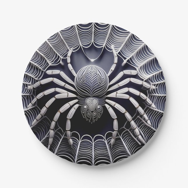 Plato De Papel Web de Placas divertidas (Anverso)