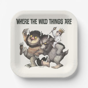 Plato De Papel Where the Wild Things Are Characters