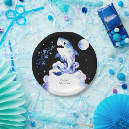 Plato De Papel Whimsical Marine Fun Sharm Cumpleaños