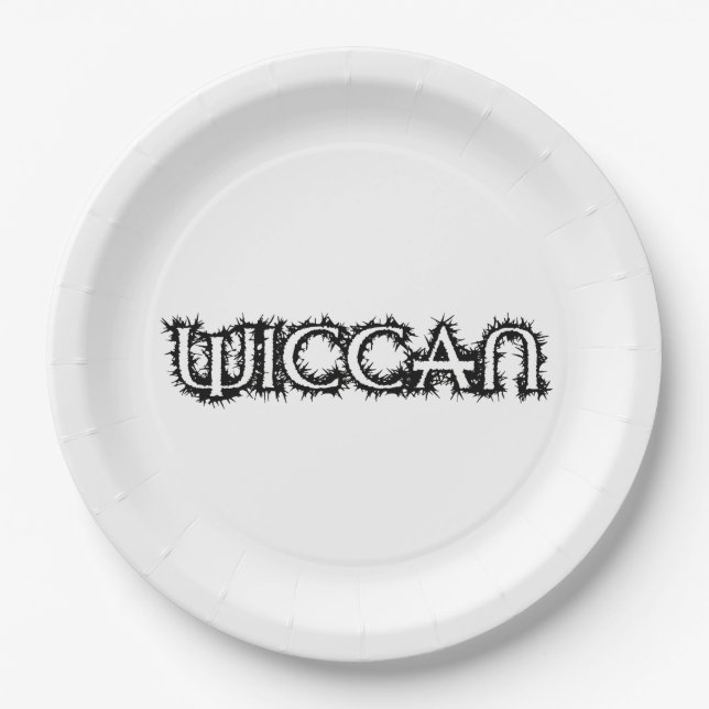 Plato De Papel Wiccan (Anverso)