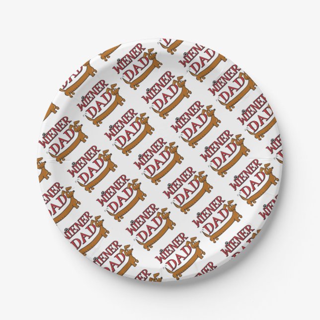 Plato De Papel Wiener-Dad-Plain (Anverso)