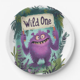 Plato De Papel Wild One