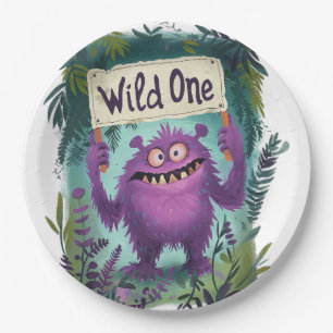 Plato De Papel Wild One