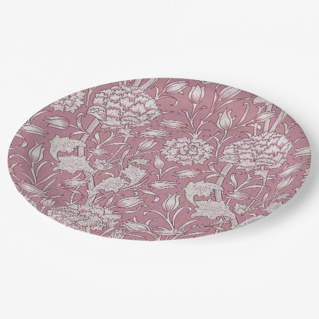 Plato De Papel Wild Tulip de William Morris (Angular)