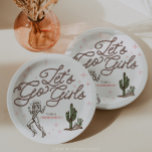 Plato De Papel Wild West Bachelorette Última Itineraria de Rodeo<br><div class="desc">¡Vamos chicas! ¡Y prepárate para una fiesta de soltera de vaquera que capta el espíritu del Lejano Oeste! Este elegante diseño cuenta con una letra de cuerda lúdica que se abre paso a través de escenas ilustradas a mano de rodeos y paisajes desérticos. ¡Perfecto para el último rodeo de soltera!...</div>