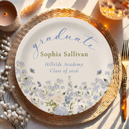 Plato De Papel Wildflower Bloom Graduation Party