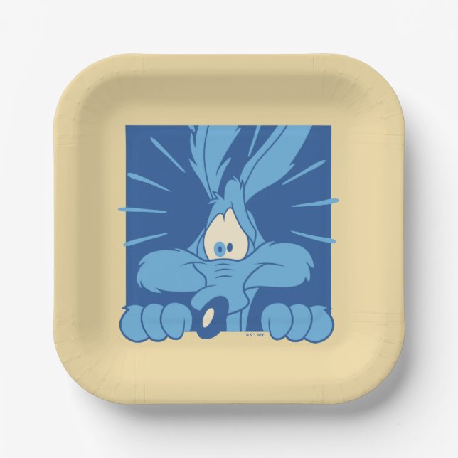 Plato De Papel WILE E. COYOTE™ Shocked Expression (Anverso)