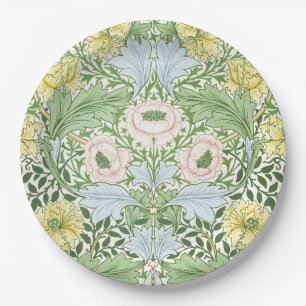 Plato De Papel Willam Morris Myrtle Garden Floral Classic