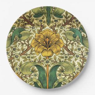 Plato De Papel William Morris Classic Floral