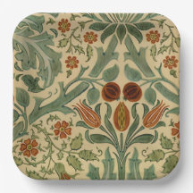 William Morris Fall Colors, Vintage Floral Pattern