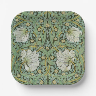 Plato De Papel William Morris - Pimpernel
