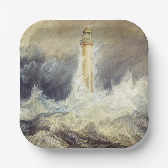 Plato De Papel William Turner - Faro de Bell Rock (Anverso)