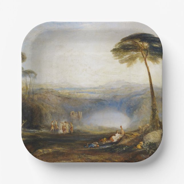 Plato De Papel William Turner - La masa dorada (Anverso)