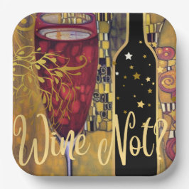Plato De Papel Wine Lover