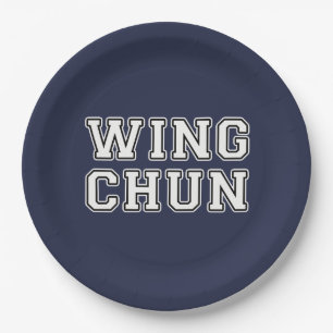 Plato De Papel Wing Chun