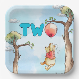 Plato De Papel Winnie the Two Plates