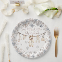 Winter Snow Muchísima Diversión Baby Shower