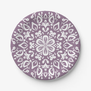 Plato De Papel Wisteria Mandala