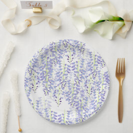 Plato De Papel Wisteria Placas desechables