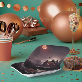 Plato De Papel Witches Lair Halloween