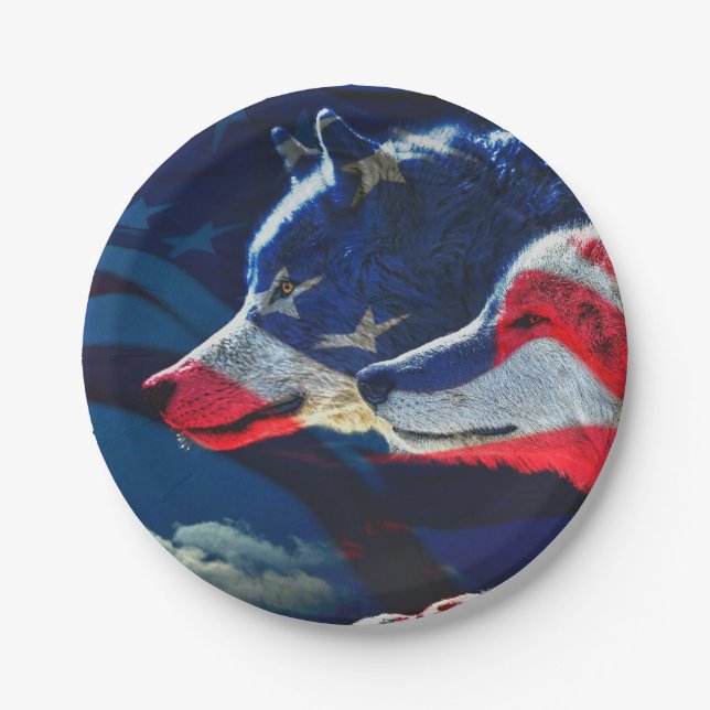 Plato De Papel Wolf (Anverso)