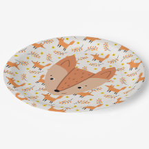 Woodland Animals Boho Design Fox
