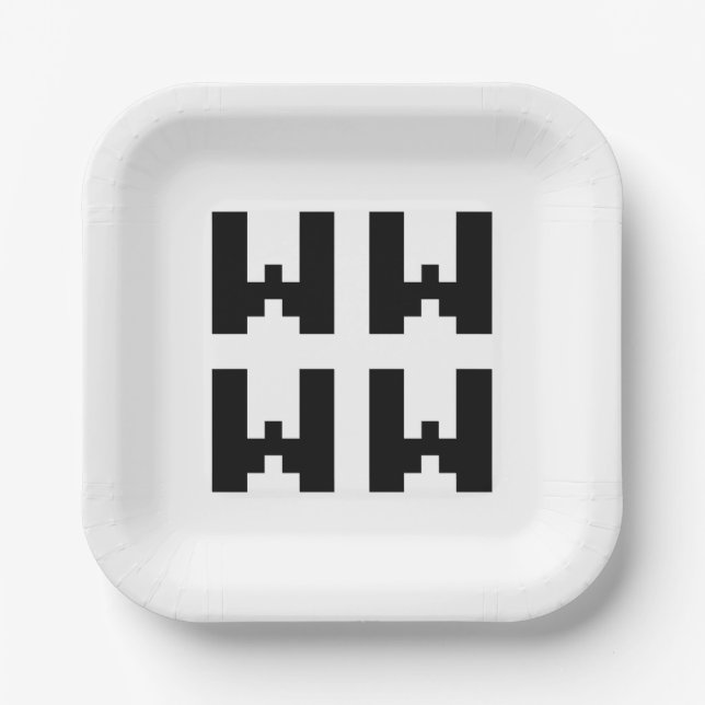 Plato De Papel WWWW | Jerga de Internet japonesa LOL (Anverso)