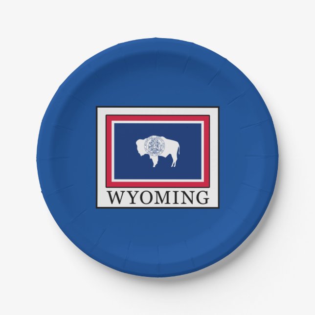 Plato De Papel Wyoming (Anverso)