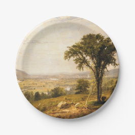 Plato De Papel Wyoming Valley, Pennsylvania (Paisaje de época)