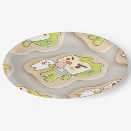 Plato De Papel XiaoTieJun Gritando cookies