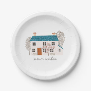 Plato De Papel Xmas Gift Warm Wiers
