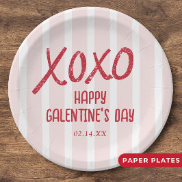 Plato De Papel XOXO Hand Drawn Galentine’s Day Party