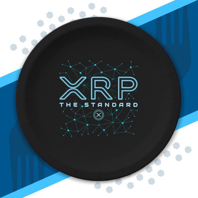 Plato De Papel XRPL Blockchain XRP Cryptocurrency Crypto Stars (Subido por el creador)
