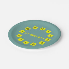 Plato De Papel ¡Ya era hora! Placa de papel