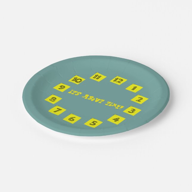 Plato De Papel ¡Ya era hora! Placa de papel (Angular)