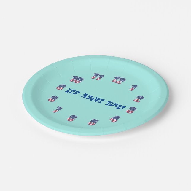 Plato De Papel ¡Ya era hora! Placa de papel (Angular)