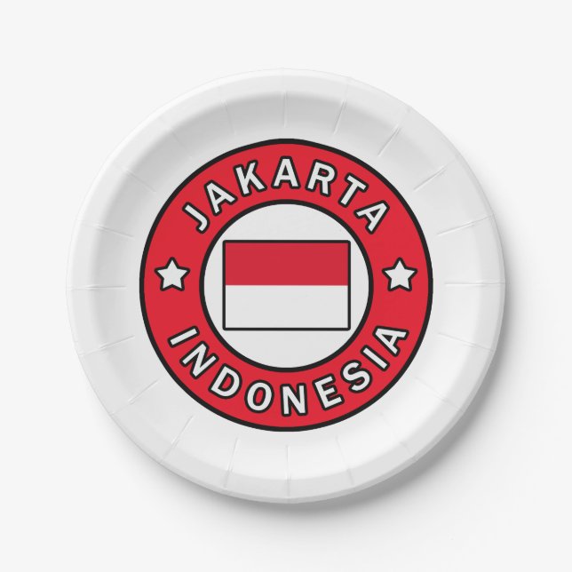 Plato De Papel Yakarta Indonesia (Anverso)