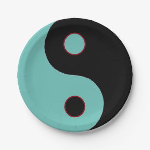 Plato De Papel Yin Yang