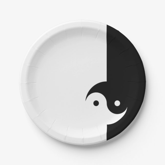 Plato De Papel YinYang (Anverso)