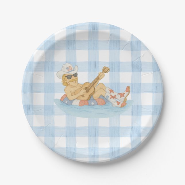 Plato De Papel Yonder Chatta-Two-Chee Birthday Plates (Anverso)