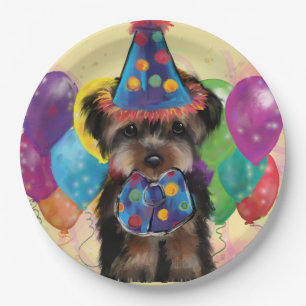 Plato De Papel Yorkie